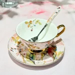 نسکافه خوری طلاکوب وارداتی کدkit-92