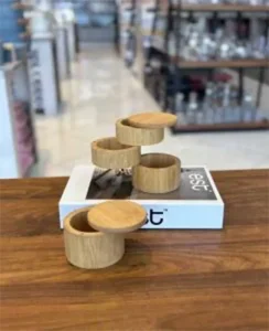 تنقلات خوری سه طبقه و تکی بامبو درب مگنتی وارداتی کد KIT-561