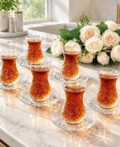 استکان نعلبکی 12 پارچه پاشاباغچه کد TIMELESS-96992