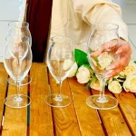 گیلاس پایه دار 4 تایی پاشاباغچه مدل کرافت کد 440317