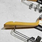 چوب لباسی گیره دار بامبو وارداتی کد KIT-586