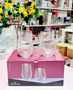 لیوان کریستال 6 تایی TULIPA کد TULIPA-450