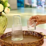 پارچ شب 2 پارچه GLASSWARE کد KIT-1255