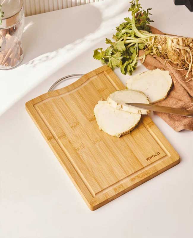 تخته برش کوچک مستطیل بامبو owen کاراجا کد502000601