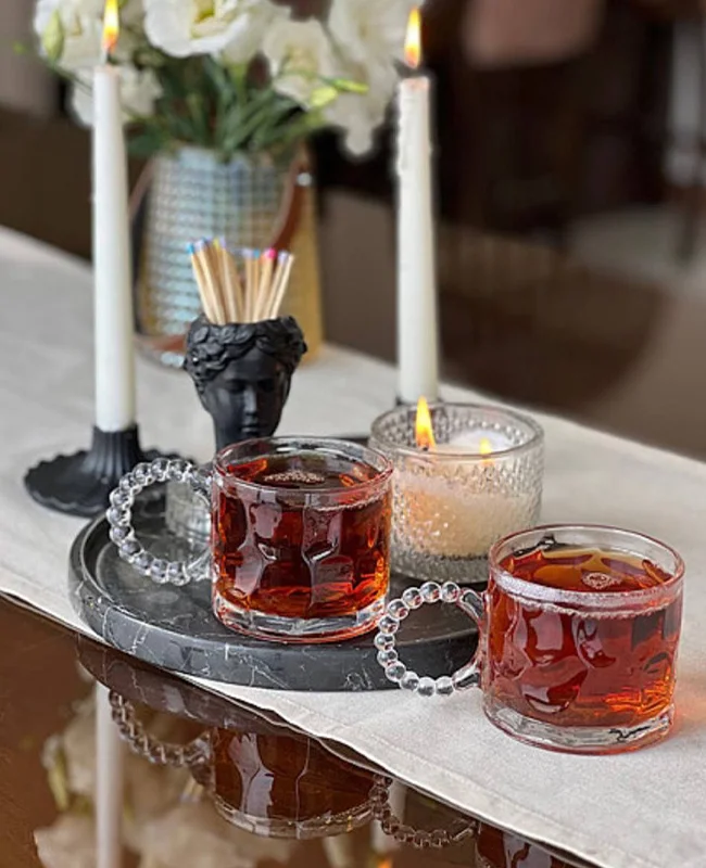 لیوان کوتاه دسته حلقه انگشتی کد134