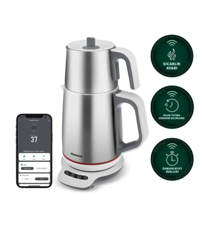 چای ساز رویال اسمارت اینوکس هومند کد 1790H