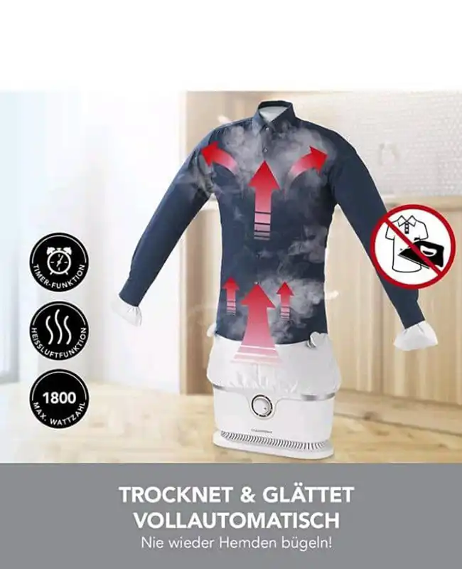 اتوی هوشمند و خشک‌کن تمام‌اتوماتیک Cleanmaxx SGS