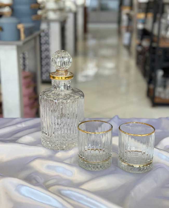 ست 3پارچه تنگ و لیوان رزهوم کدROZE HOME