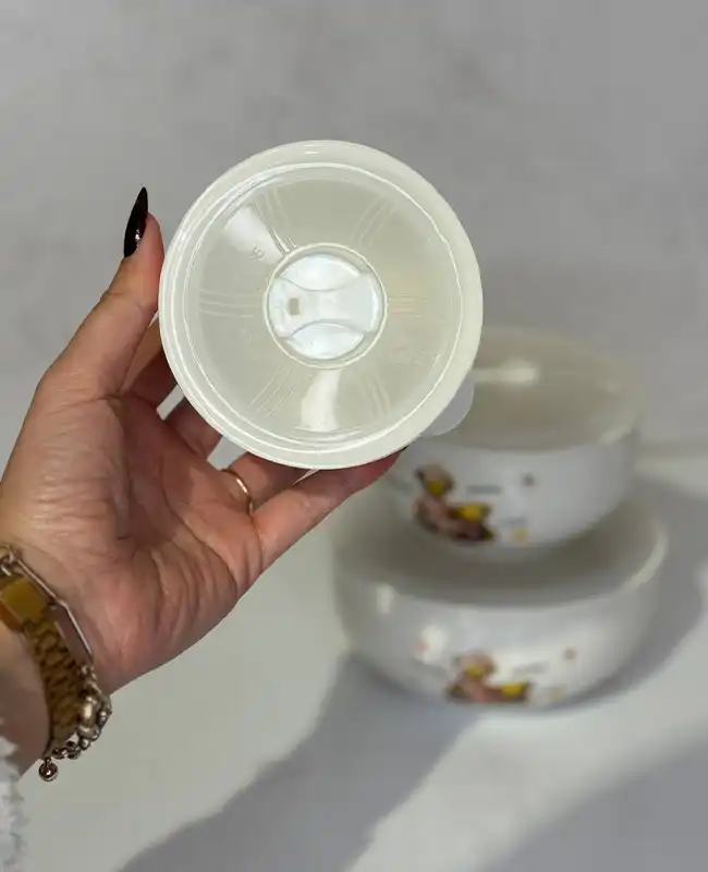 ظرف نگهدارنده 3 تایی پرسلن وارداتی کدKIT-719