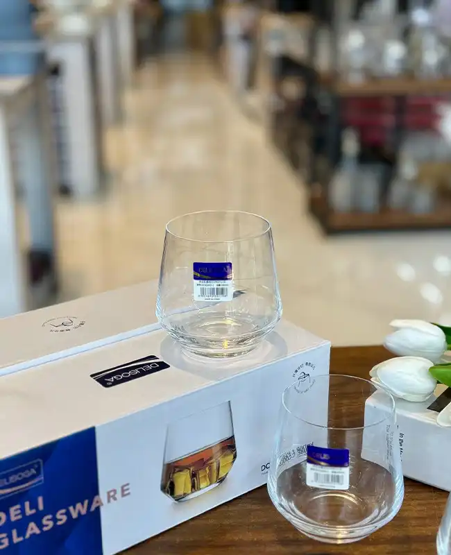 نیم لیوان 6 تایی DELI GLASSکد 1117