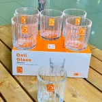 نیم لیوان 6تایی Deli Glass وارداتی کد KIT-1367
