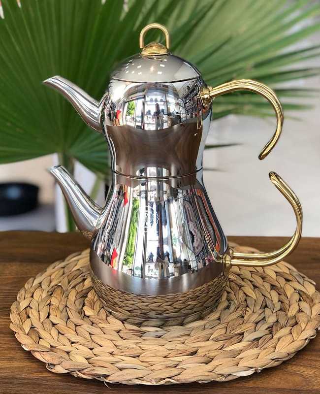 کتری قوری استیل کاردلن کد KRD LOVE