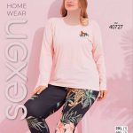 بلوز شلوار سایز بزرگ زنانه سکسن کد 40727