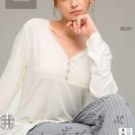 بلوز شلوار نرمال سکسن کد40241