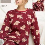 بلوز شلوار نرمال سکسن کد41141-A