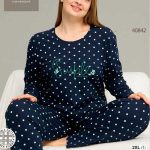 بلوز و شلوار سایز بزرگ نخ پنبه سکسن کد40842