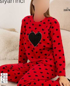 بلوز و شلوار راحتی سیاه اینجه کد 22076