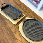 تابه چدنی زیره بامبو وارداتی کد KIT-1476