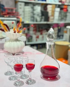 ست تنگ و گیلاس پاشاباغچه کد 95485