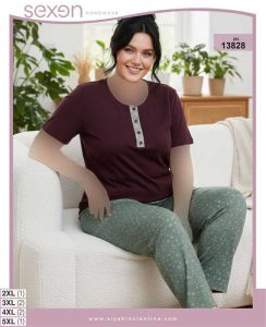 تیشرت شلوار بیگ سایز sexen کد 13828