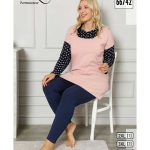 ست راحتی سایز بزرگ زنانه سکسن کد66742