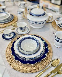 سرویس پذیرایی kit art ست کامل 6نفری blue king کد kit art 1005