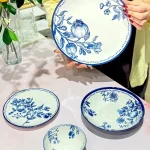 سرویس غذاخوری قلم آبی طرح انار کد KIT-1280