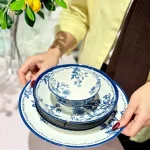 سرویس غذاخوری قلم آبی طرح انار کد KIT-1280