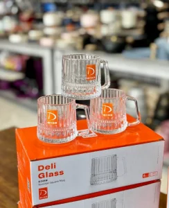 فنجان 6 تایی Deli Glass وارداتی کد KIT-1359
