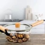 قابلمه پیرکس دسته چوبی کدkit_764