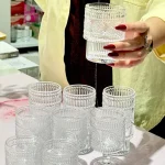لیوان و نیم لیوان GLASS WARE وارداتی کد KIT-698