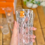 لیوان و نیم لیوان طرح لوزی Deli Glass وارداتی کد KIT-1364