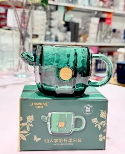 نیم لیوان تکی کاکتوس وارداتی کد 5006