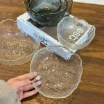 کاسه 3تایی لب طلا وارداتی کد kit_1102