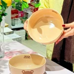 کاسه بزرگ تک سرامیک خرس وارداتی کد vt 3464
