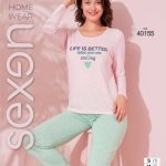 بلوز شلوار زنانه سکسن کد 40155