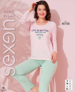 بلوز شلوار زنانه سکسن کد 40155