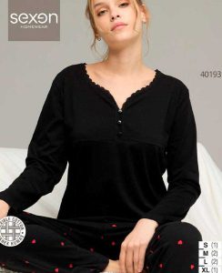 بلوز شلوار نرمال سکسن کد40193