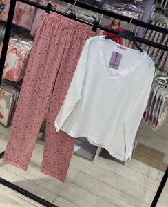 بلوز و شلوار سایز بزرگ نخ پنبه سکسن کد40866