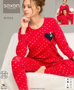 بلوز شلوار نرمال سکسن کد41153-A