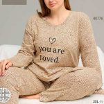 بلوز و شلوار سایز بزرگ نخ پنبه سکسن کد 40776