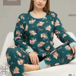 بلوز و شلوار سایز بزرگ نخ پنبه سکسن کد40818