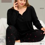 بلوز و شلوار سایز بزرگ نخ پنبه سکسن کد40824