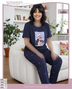تیشرت شلوار بیگ سایز sexen کد 13900