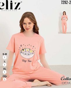 تیشرت شلوار سایز نرمال زنانه eliz کد 2-7292