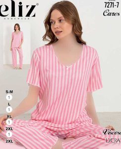تیشرت شلوار سایز نرمال زنانه eliz کد 7-7271