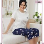 تیشرت شلوارک بیگ سایز sexen کد 12831