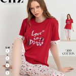 تیشرت شلوارک سایز نرمال eliz کد 6-7204
