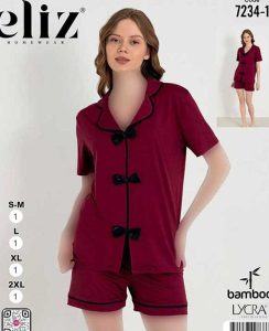 تیشرت شورتک سایز نرمال زنانه eliz کد 1-7234