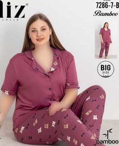 تیشرت و شلوار بیگ سایز زنانه Eliz کد B-7-7286